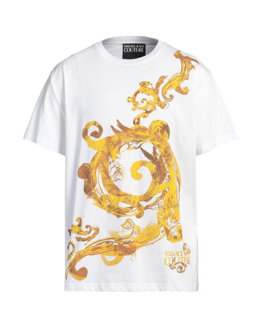 Versace Jeans Couture White T-Shirt Cotton for men