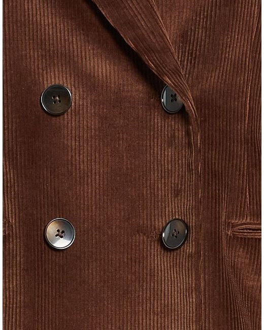 Lardini Brown Blazer Cotton, Elastane