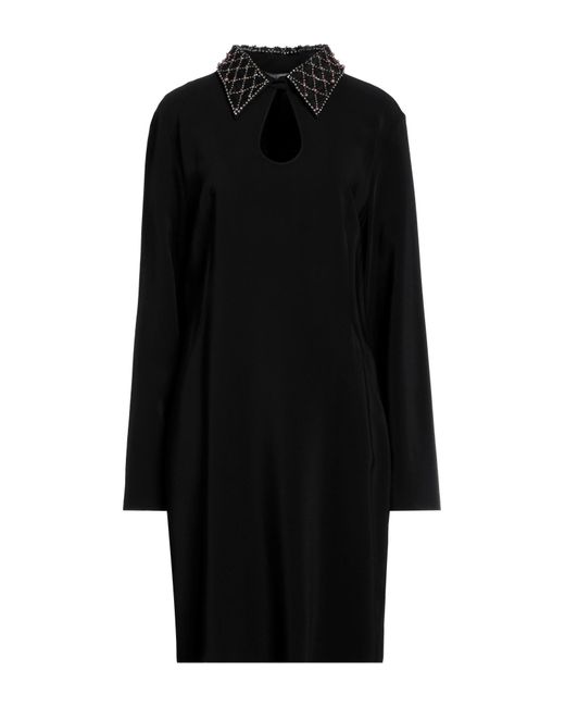 Alberta Ferretti Black Midi Dress