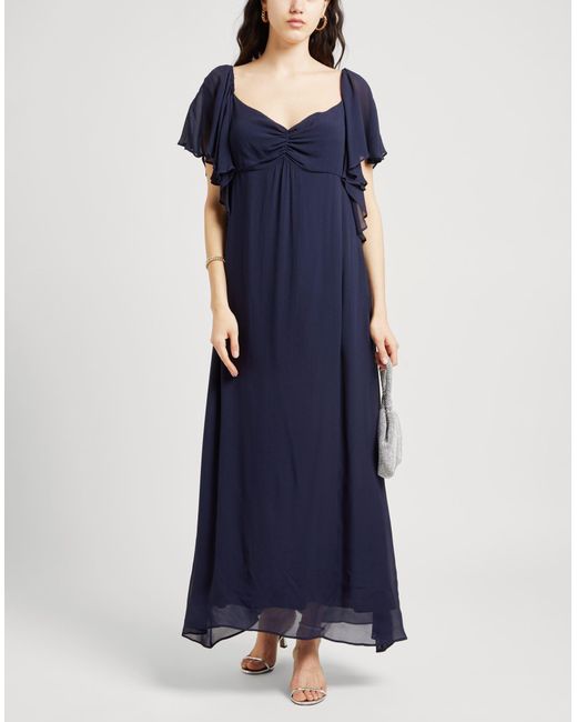 EMMA & GAIA Blue Midnight Maxi Dress Viscose