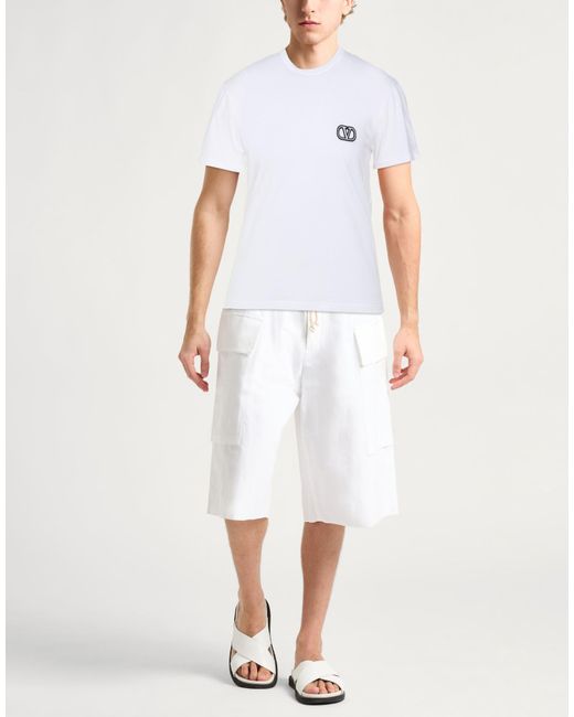 Valentino Garavani White T-Shirt Cotton for men