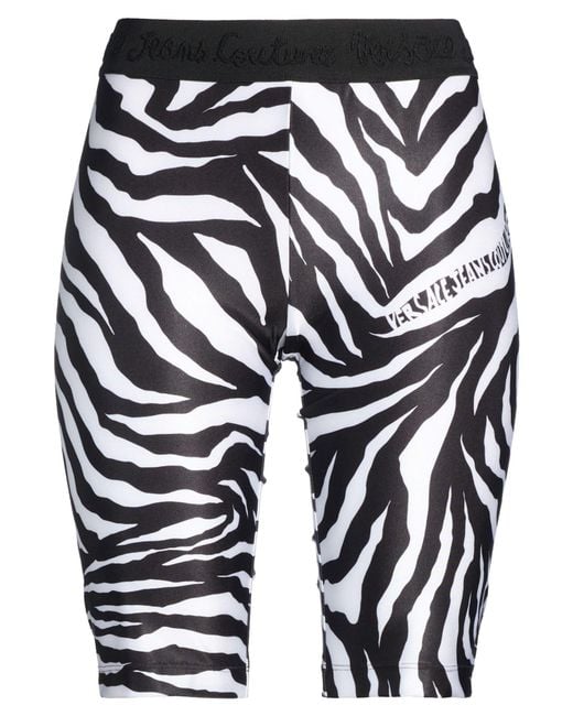 Versace Jeans Couture Black Shorts & Bermuda Shorts Polyamide, Elastane