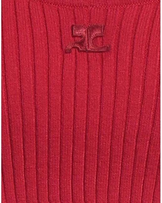 Courreges Red Turtleneck
