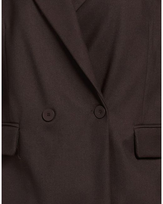 ViCOLO Black Blazer Polyester, Viscose, Elastane