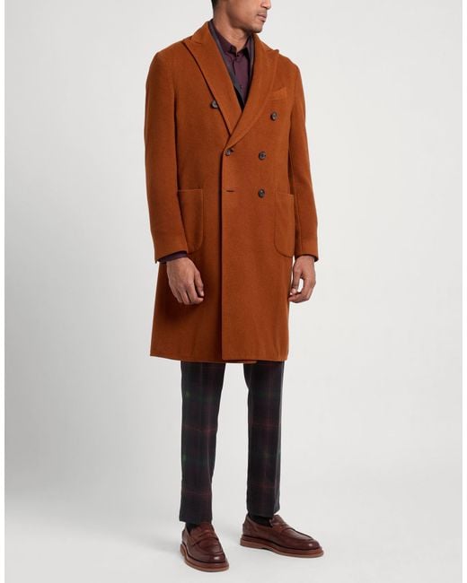 Lardini Brown Coat for men