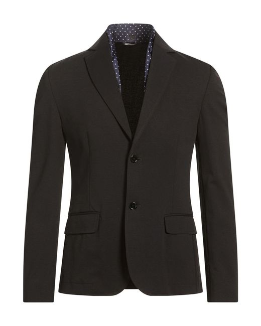 Daniele Alessandrini Black Blazer for men