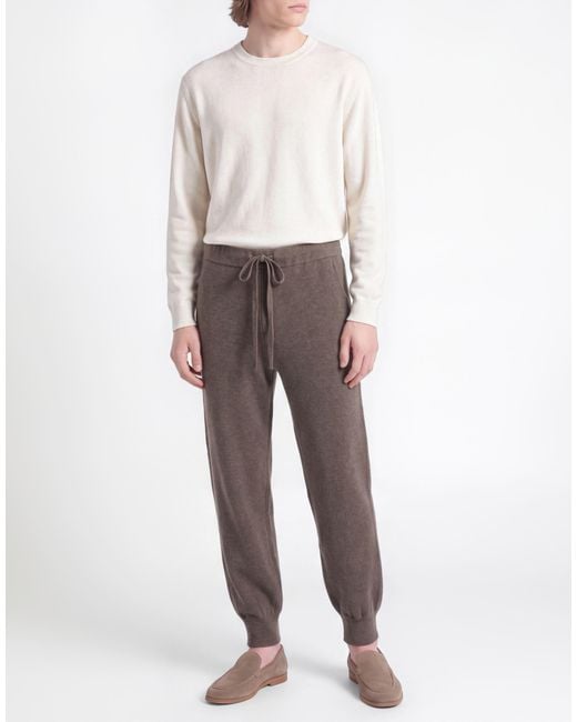 Pantalone di Roberto Collina in Gray da Uomo