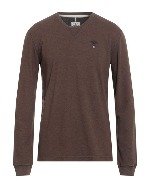 T-Shirt Aeronautica Militare pour homme en coloris Brown