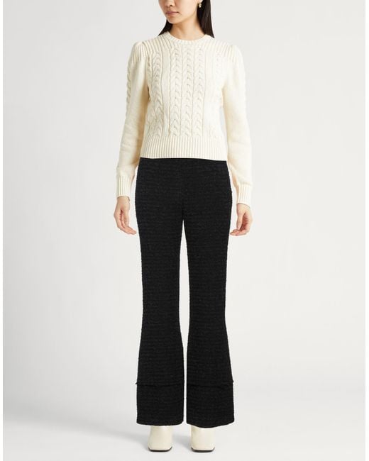 Erika Cavallini Semi Couture Black Pants Acrylic, Wool, Polyester, Polyamide
