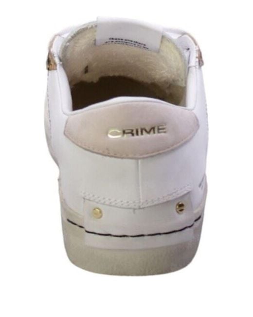 Crime London White Sneakers