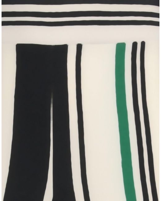 Caractere Blue Ivory Pants Polyester, Elastane
