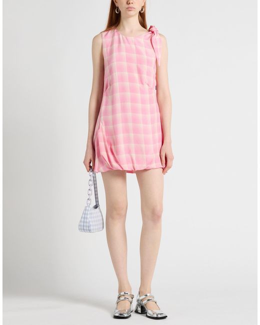 MSGM Pink Mini Dress Viscose