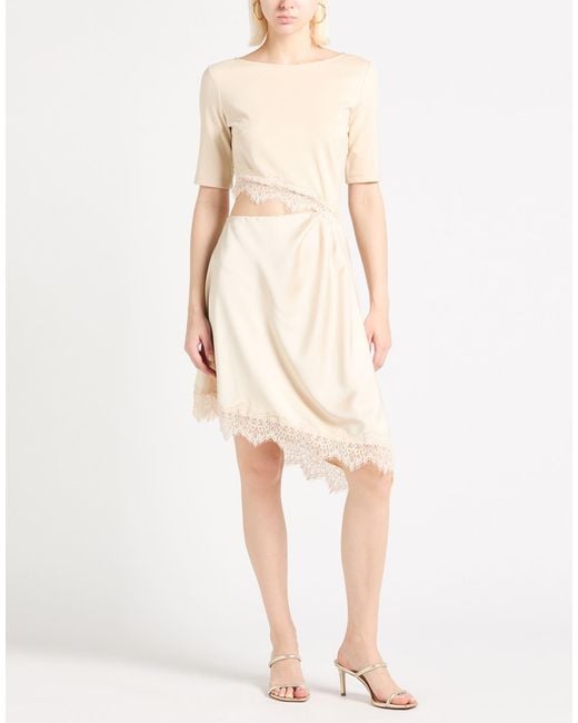 Imperial Natural Midi Dress