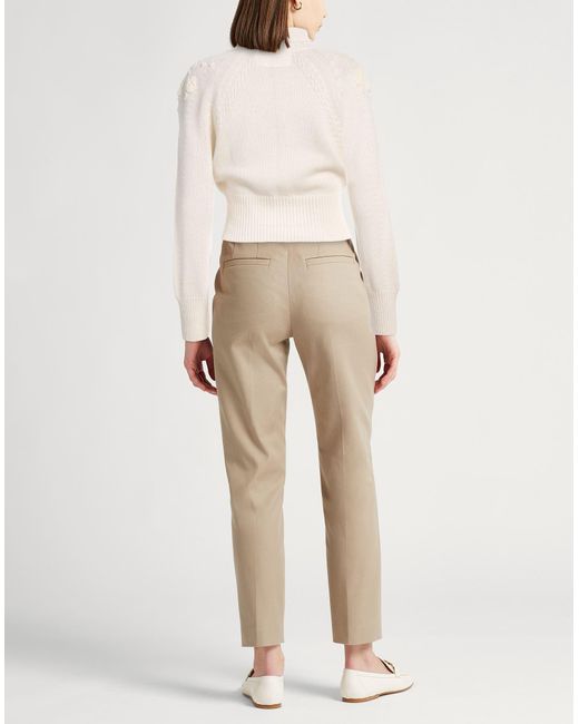 Ermanno Scervino White Ivory Turtleneck Wool, Cashmere
