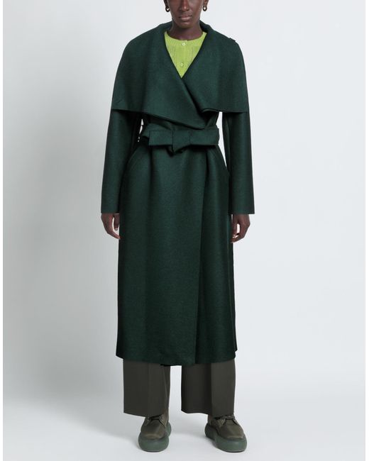 Harris Wharf London Coat in Green Lyst