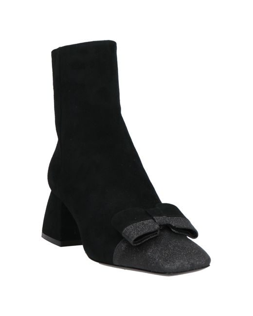 Pollini Black Ankle Boots