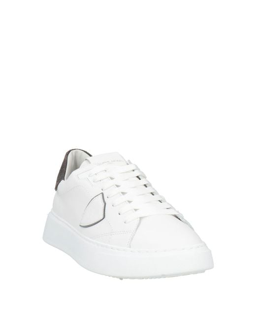 Philippe Model White Sneakers Leather for men