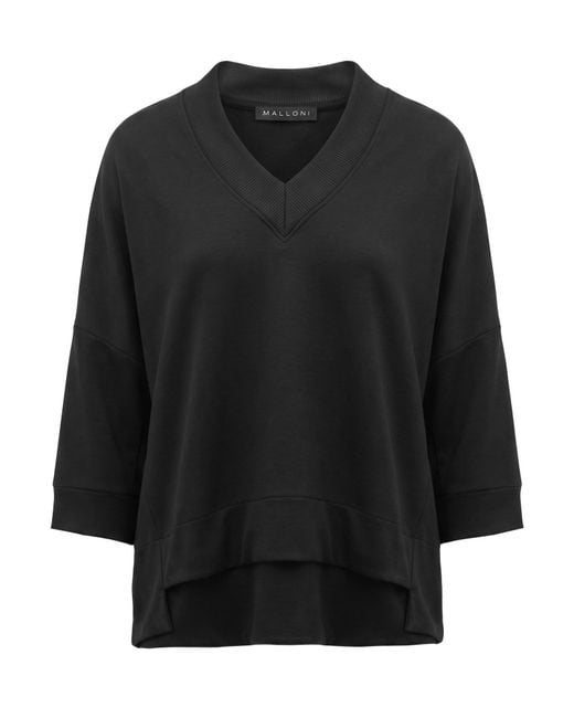 Sudadera Malloni de color Black