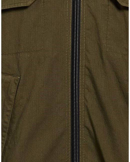 DSquared² Green Military Jacket Cotton, Elastane for men