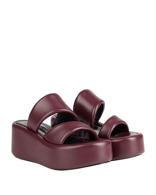 Sergio Rossi Purple Sandals Leather