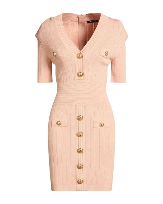 Balmain Pink Mini Dress