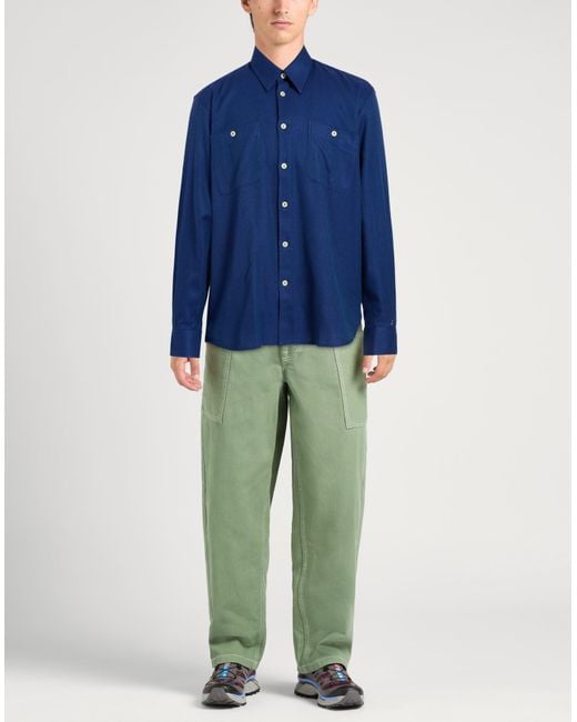 Pierre Cardin Blue Shirt Cotton for men