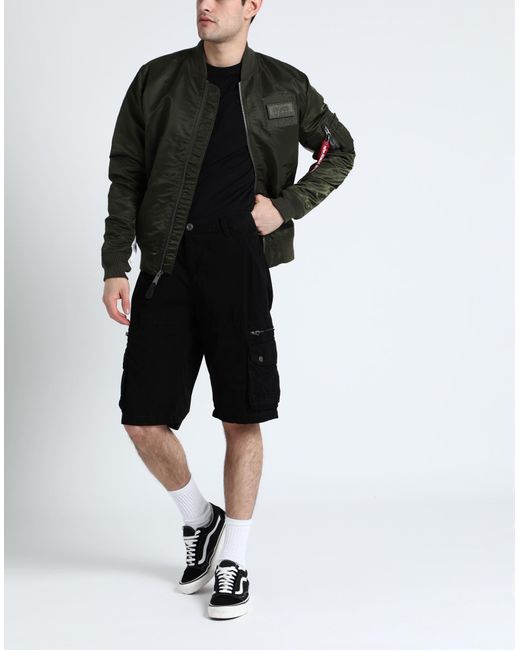 Alpha Industries Black Shorts & Bermuda Shorts for men