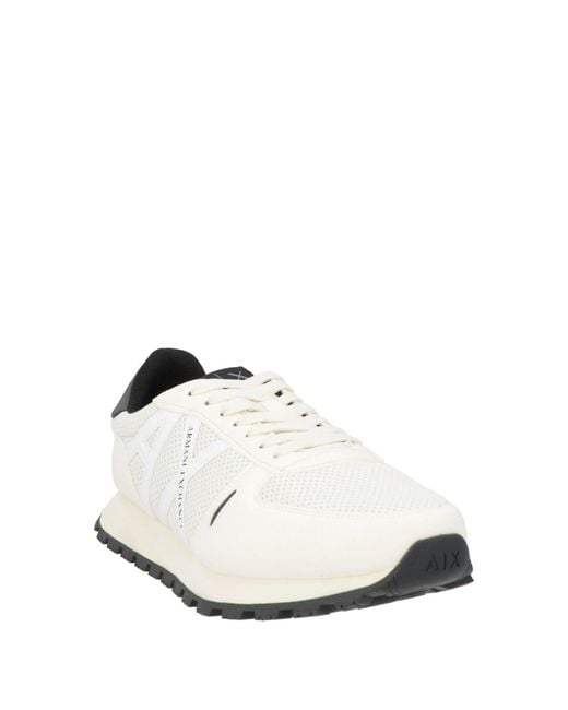 ARMANI EXCHANGE White Trainers for men