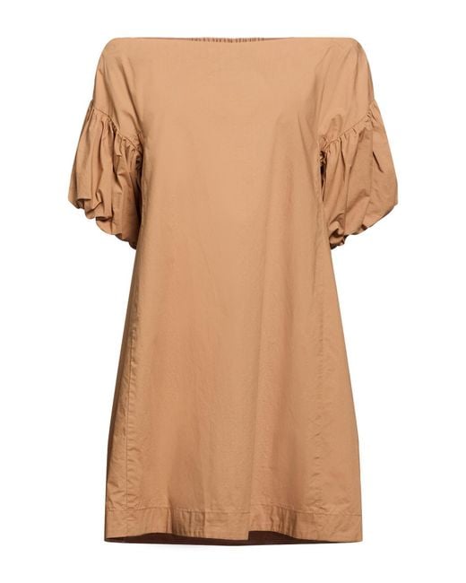 Soallure Natural Mini Dress