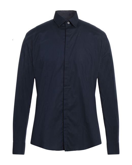 Camisa Daniele Alessandrini de hombre de color Blue