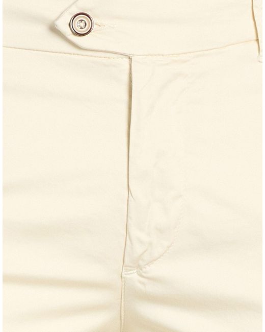 0/zero Construction Natural Cream Pants Cotton, Elastane for men