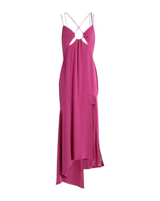 ANDAMANE Pink Midi Dress