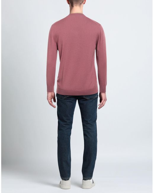 Altea Pink Pastel Sweater Virgin Wool for men