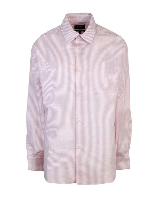 Camicia di A.P.C. in Pink