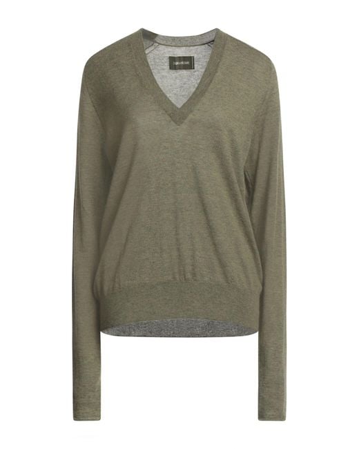 Zadig & Voltaire Green Sweater Cashmere