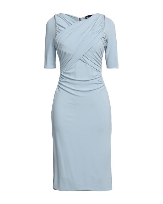 Giorgio Armani Blue Midi Dress