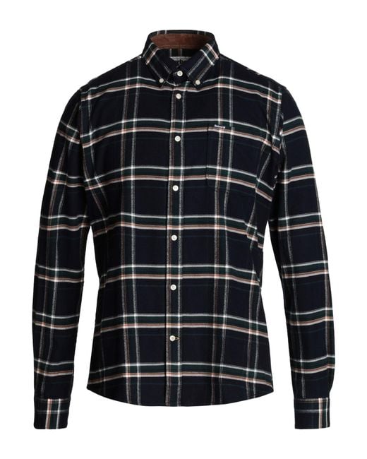 Barbour Blue Shirt for men