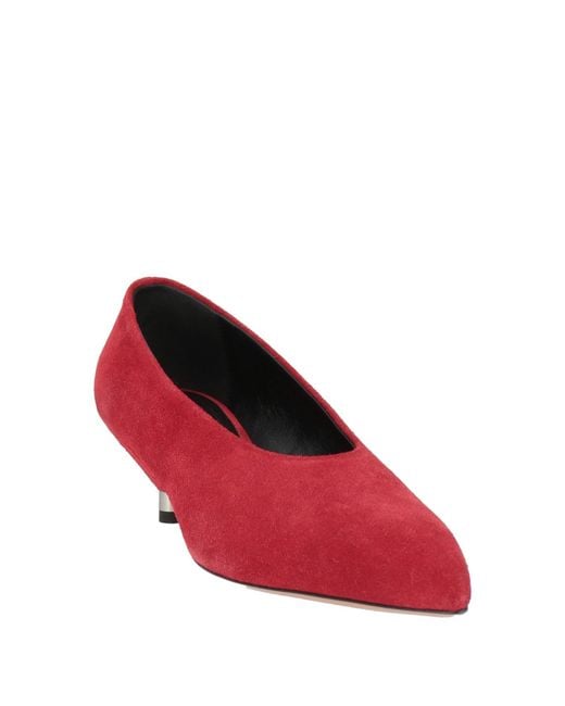 Isabel Marant Red Pumps Cow Leather