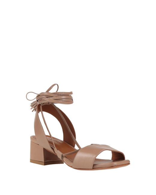 By Far Pink Sandals Leather