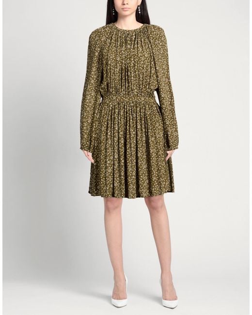Tommy Hilfiger Green Mini Dress Viscose