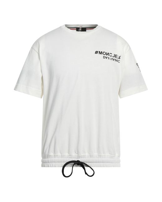 3 MONCLER GRENOBLE White T-shirt for men