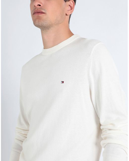 Tommy Hilfiger White Jumper for men
