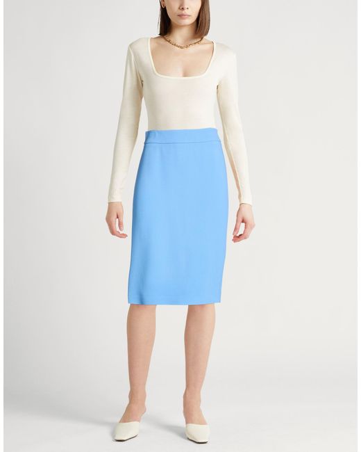 Emporio Armani Blue Midi Skirts