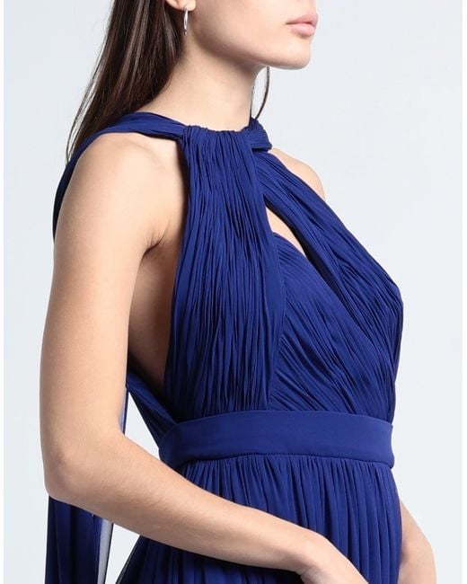 Elie Saab Blue Maxi Dress