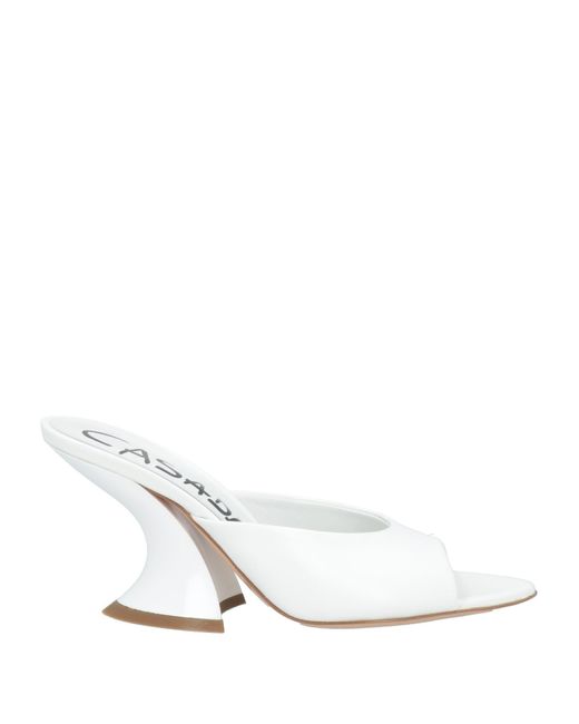 Casadei White Sandals
