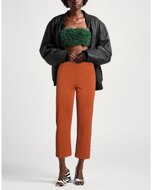 Twinset Orange Pants