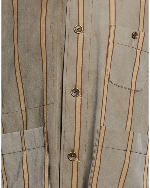 Uma Wang Brown Jacket Virgin Wool, Cotton for men
