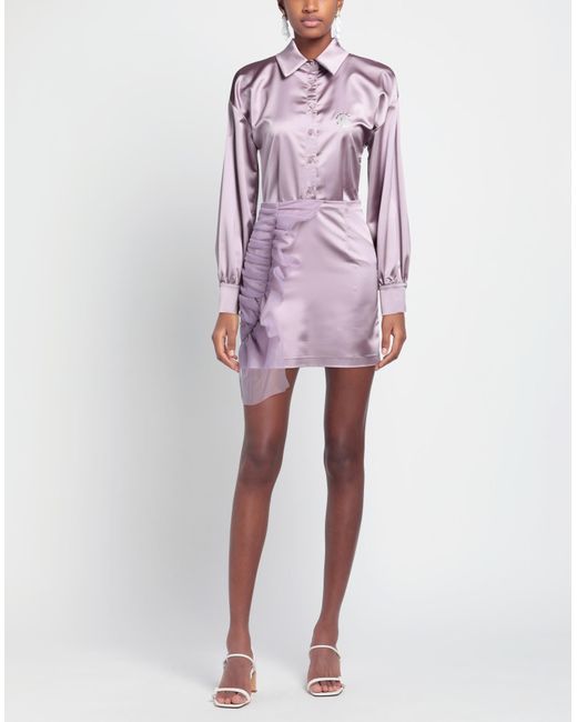 Gaelle Paris Purple Mini-Kleid