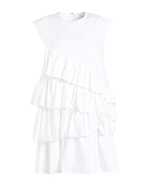 MSGM White Mini-Kleid