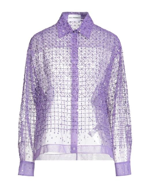 DES_PHEMMES Purple Shirt